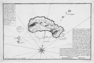 Carte de La Galite au XVIIIe siècle