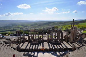 Amphithéâtre à Dougga