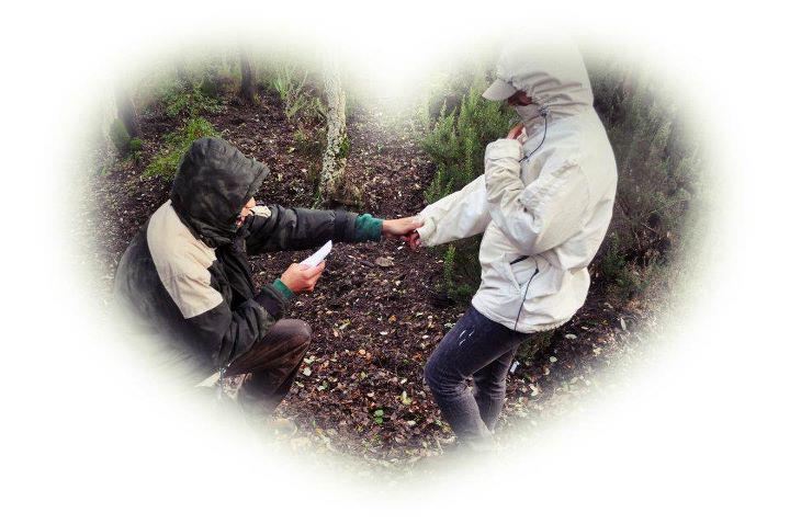 demande en mariage dans la nature