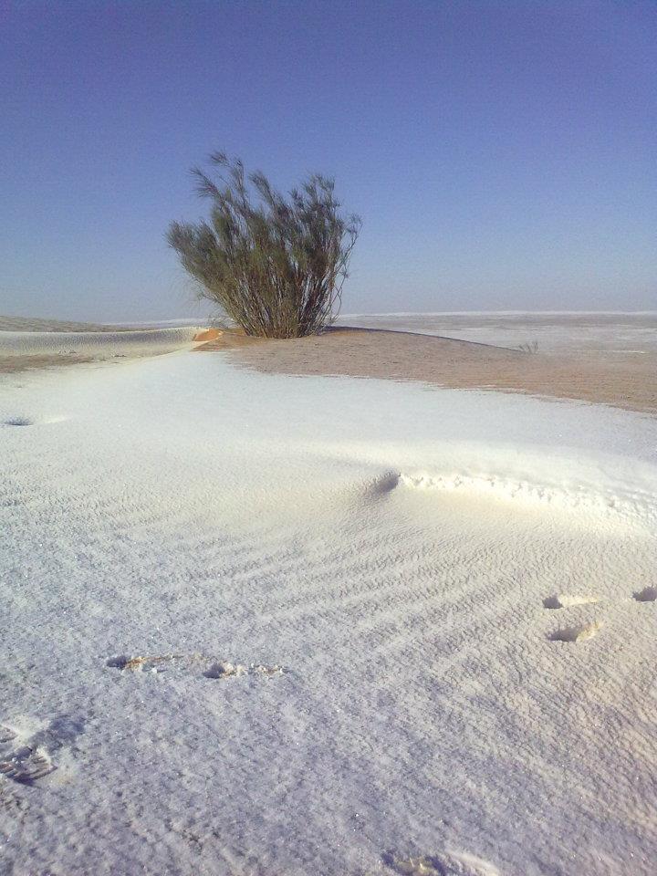 neige dune sable tunisie
